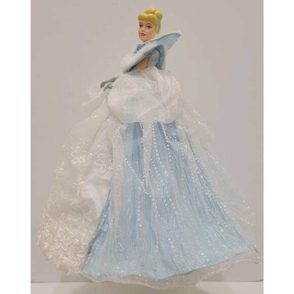 Retired Disney Cinderella Christmas Tree Topper 15" Light Up NWOB - Picture 5 of 16